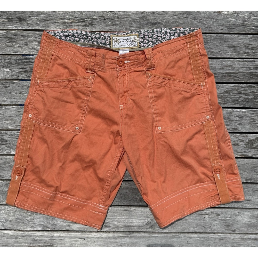 Aventura Terra Cotta Bristow Utility Shorts with Pockets Womens Size 10